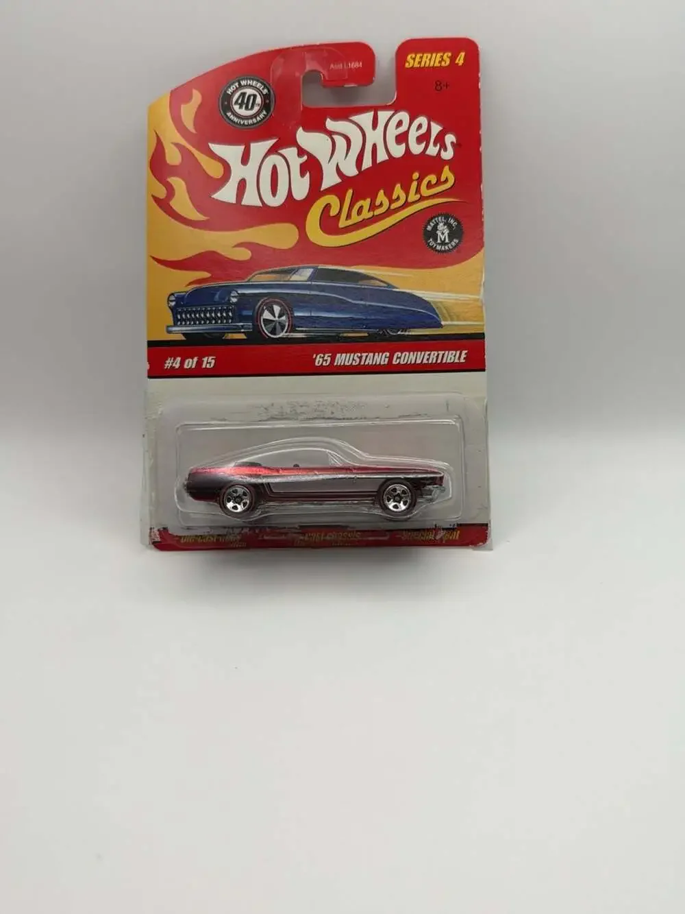 Hot Wheels Classics Series 4 #4 of 15 '65 Mustang Convertible Die-Cast Car